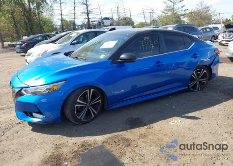 2021 Nissan Sentra Sr Xtronic Cvt z USA, uszkodzony, nr VIN 3N1AB8DV7MY240874